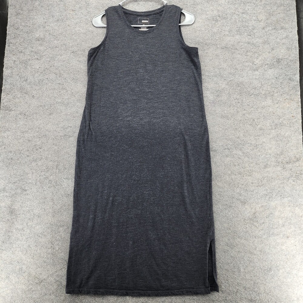 Sonoma Dress Womens Medium Sleeveless Gray Long